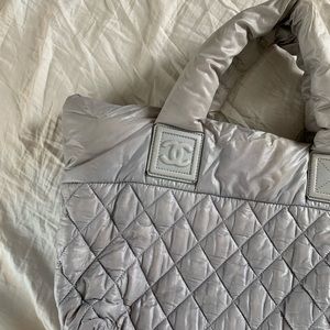 Chanel coco cocoon nylon puffer tote